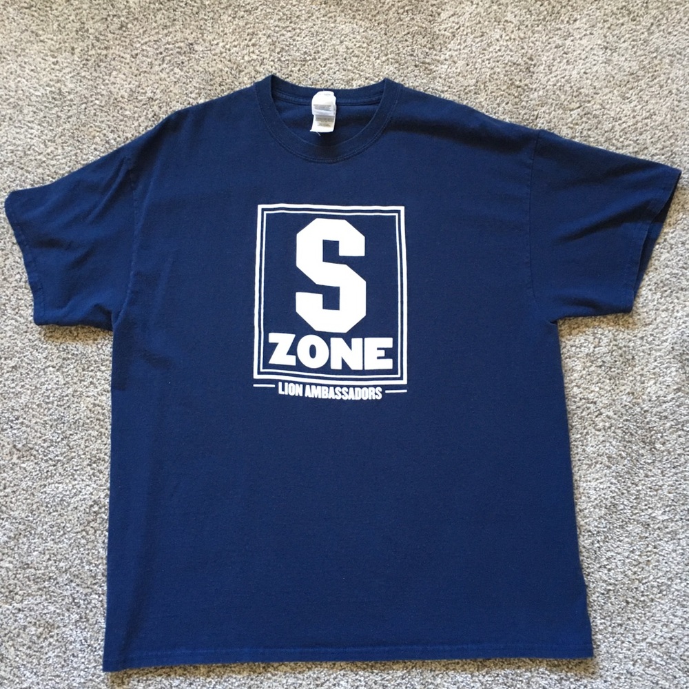 PSU Penn State S Zone Navy Blue T Shirt XL Unisex